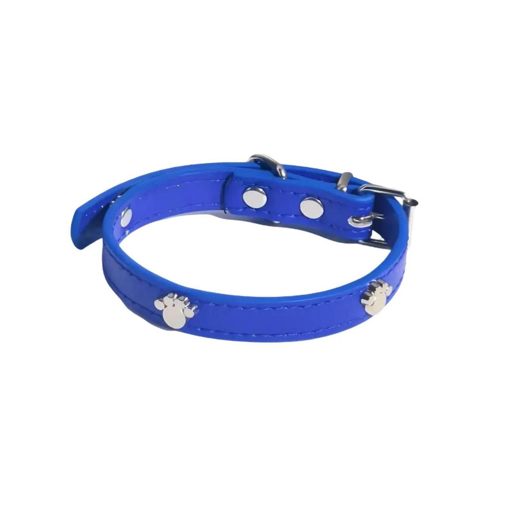 Leather No-Choke Pet Collar for Small and Medium Dogs and Cats