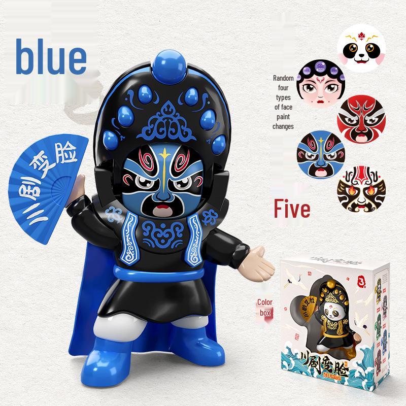 Sichuan Opera Panda Face-Changing Plush Toy Souvenir