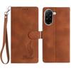 Quill Pen Embossed Pattern Flip Card Design Wallet Case for Nokia C12 C2 C210 C22 C310 C32 G310 XR21...(8-Color)