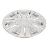 4PCS 15in Wheel Hubcap Silver Sporty Strong Protection Snap On Wheel Rim Cover for Cars Trucks Vans