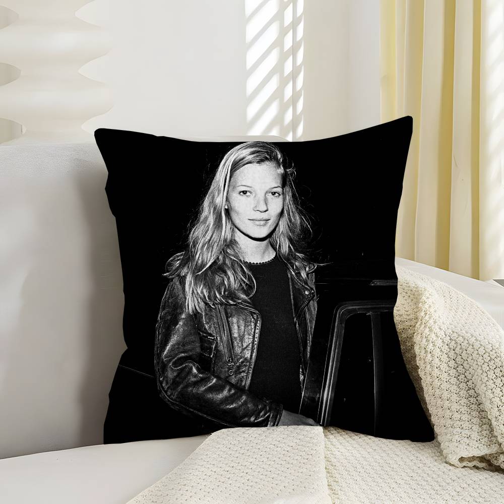 Kate Moss Model Cushion Cover Polyester Sofa Cushions Decorative Throw Pillows Home Decoration Pillowcover