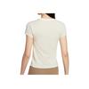 Nike Sportswear Chill Knit Crew Neck Comfortable Regular T-Shirt Women Tops HF8820-104