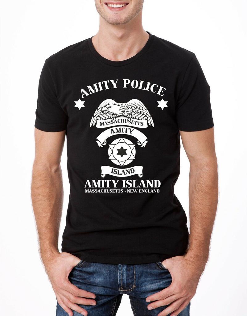 Buy Amity Island T Shirt Police Force 