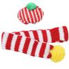 Dog Hat and Scarf Set Dog Christmas Adorable Knitted Hat Set for Pet Cat Dog Small Medium Large Dogs