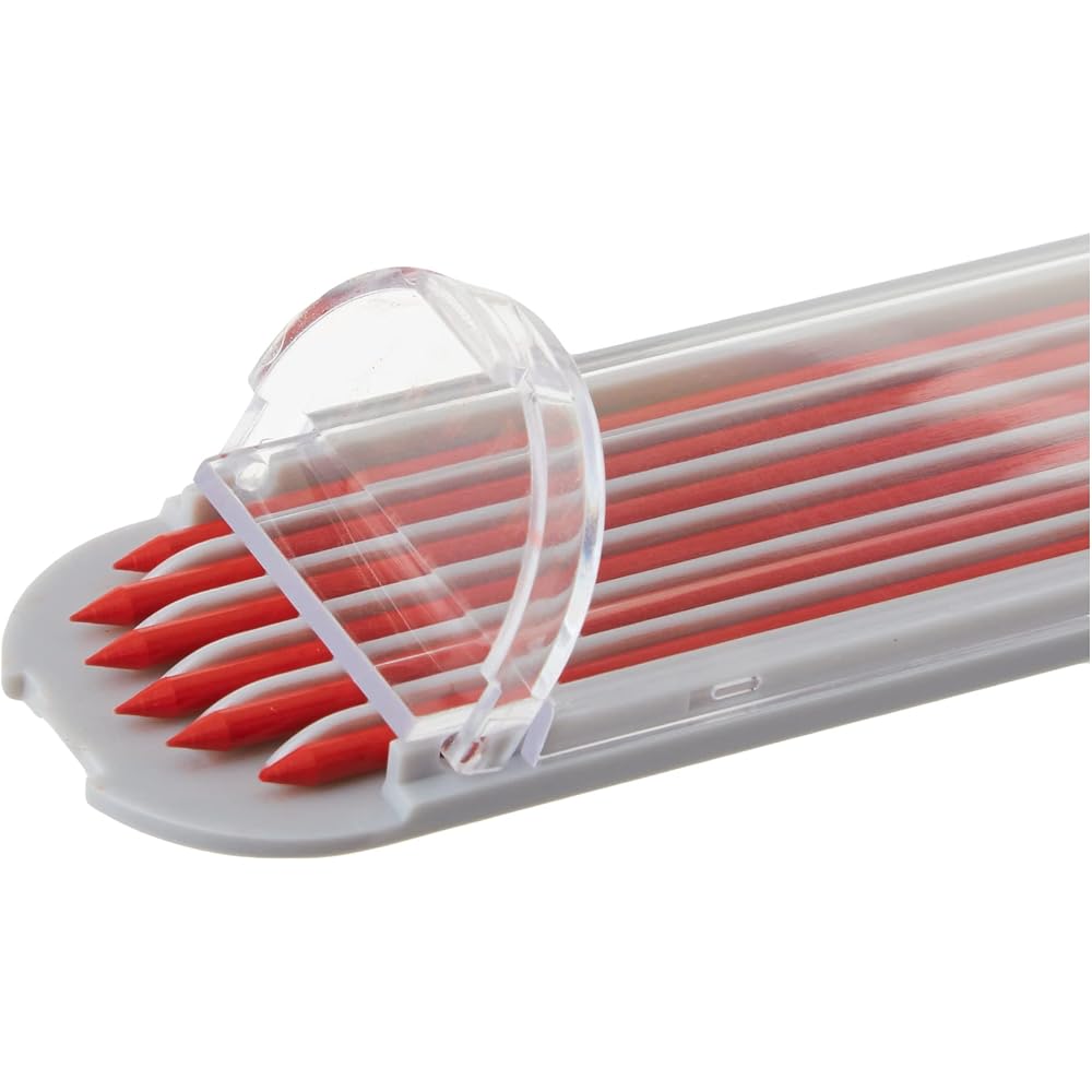 Mitsubishi Pencil Uni Field Construction 2.0mm Sharp Refill Uni2.0-310 Red 6 Pack U203101P.15