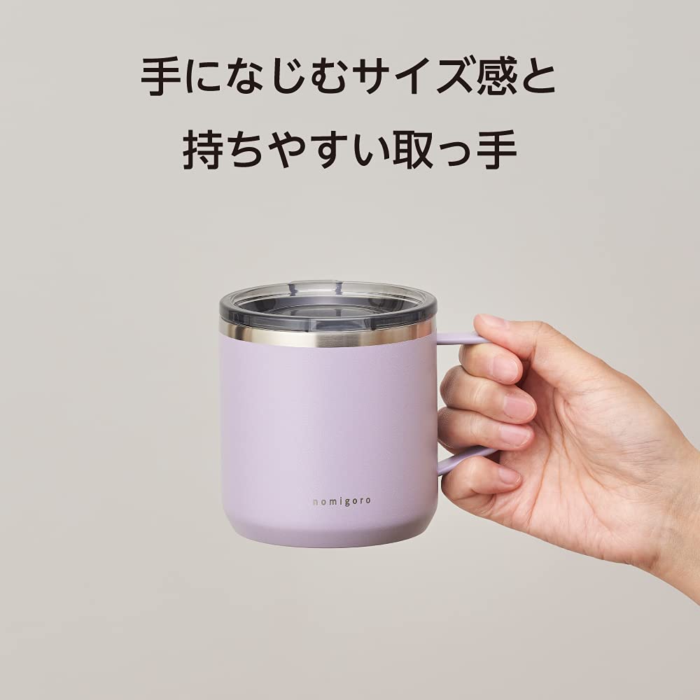 Doshisha Drinking Color Relax Mug, 300ml, Purple,