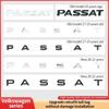 Bxfzp9 1Pcs ABS Car Logo Letter Sticker Rear Tail Door Trunk Sticker Rear Emblem Sticker FOR VW Passat 2016-2021 Accessories Styling