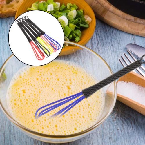 FOMIYES Plastic Whisks (5 Pieces) for Salons, Barbers, Hair Color, Dye, Cream, Whisks, Kitchen Mixer Tools for Blending, Whisking, Foaming, and Stirri