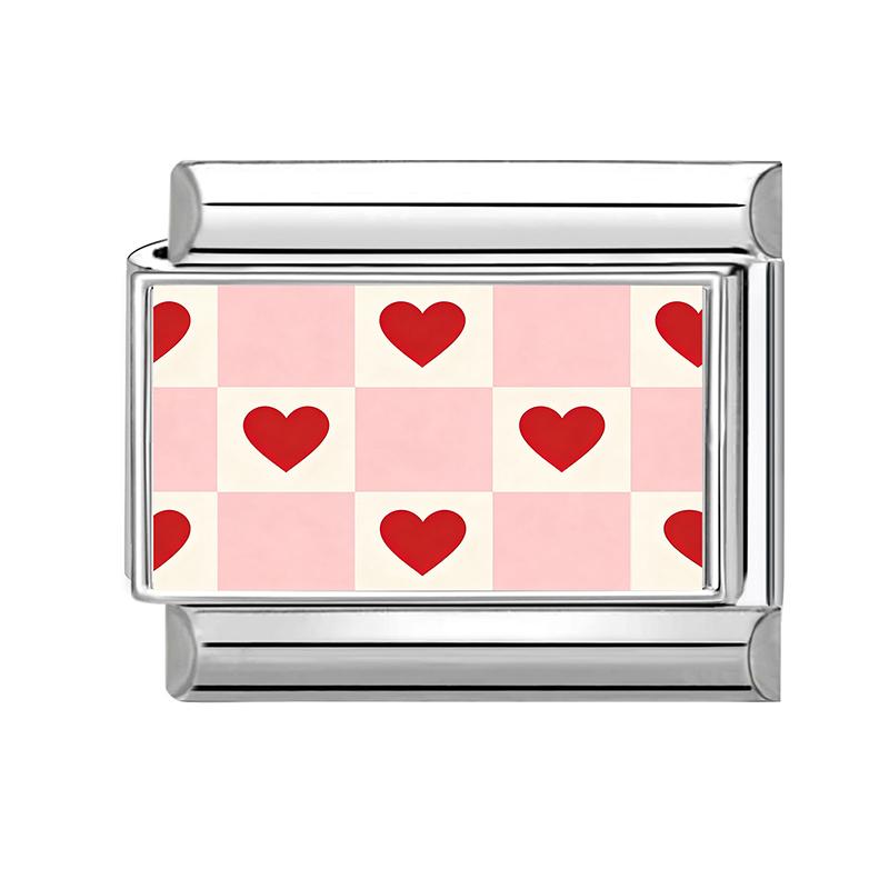 Creative Blueberry Sakura Tennis Lighthouse Heart Lips Bead Italian Charm Bracelet Fit 9MM Stainless Steel DIY Bracelet Jewelry