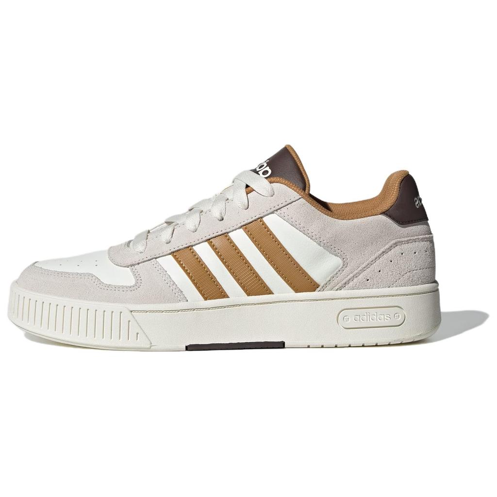 Adidas D-Pad Classic Basketball Comfortable Versatile Low-Top Sneakers Unisex Sneakers Beige Brown JR8325