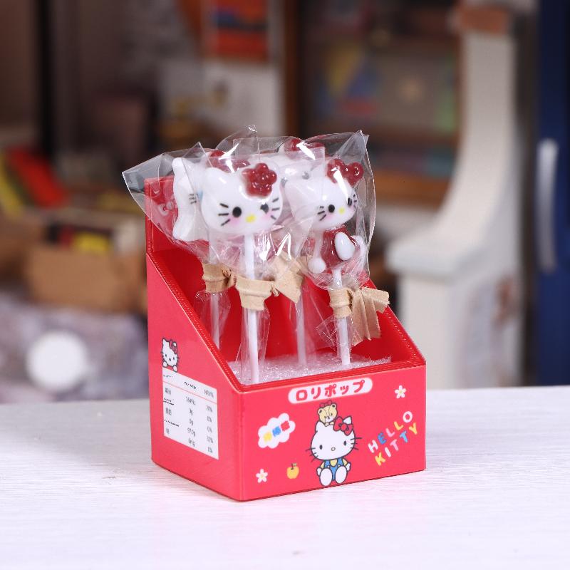 1/12 Dollhouse Simulation Mini Kt Cat Lollipop Set Model Dollhouse Micro Supermarket Scene Decoration Kid Pretend Play Toys
