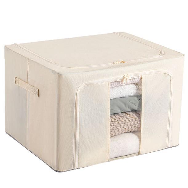 Baona Oxford Cloth Large Capacity Folding Storage Box for Clothes and Quilts