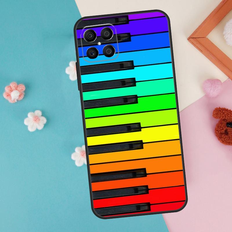 Klaviertasten Musikalisch Hülle Für Honor 200 Pro 50 70 90 X9a X8a X8 X9 X8b X9c X9b Honor Magic 7 5 6 Lite Pro Abdeckung