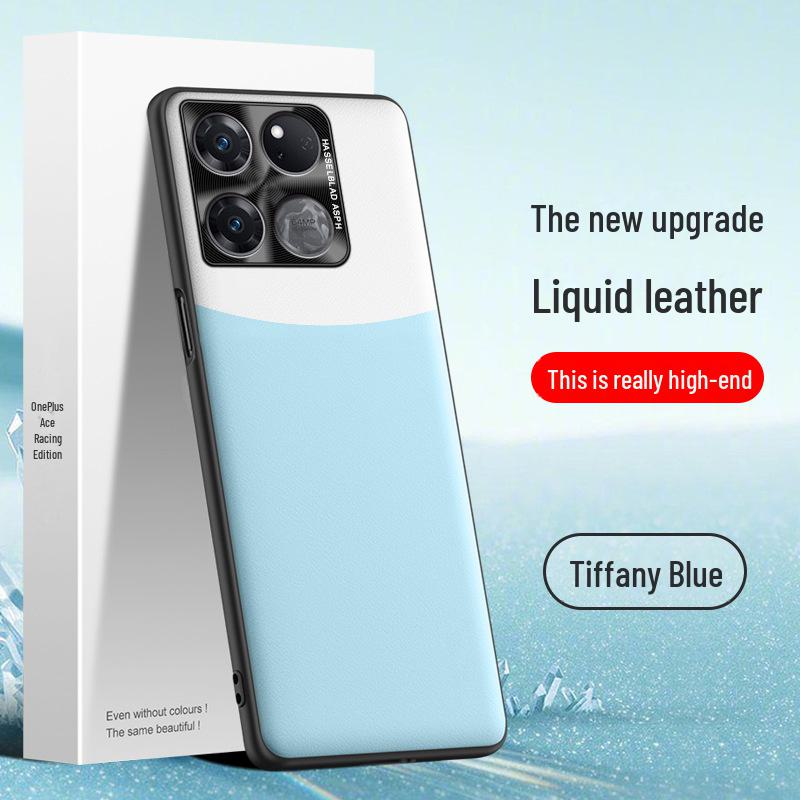 OnePlus Ace Racing Edition Liquid Leather Protective Case - Anti-fall Shell, 1-Piece Ship.