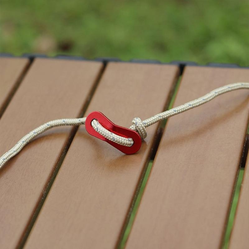 Wiederverwendbare Zelt Schnallen Zelt Befestigungen Schnalle Aluminiumlegierung Zelt Seilschnalle Zeltseil Spanner Wiederverwendbare Zeltbefestigungen