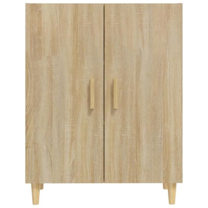 812099 vidaXL Buffet Sonoma Oak 70x34x90 Cm Engineered Wood