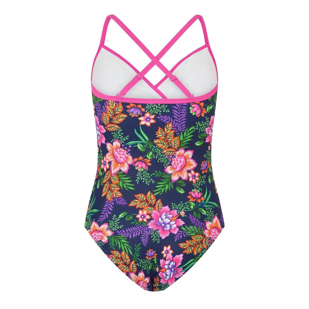 Zoggs Womens/Ladies Floral Strappy One Piece Swimsuit