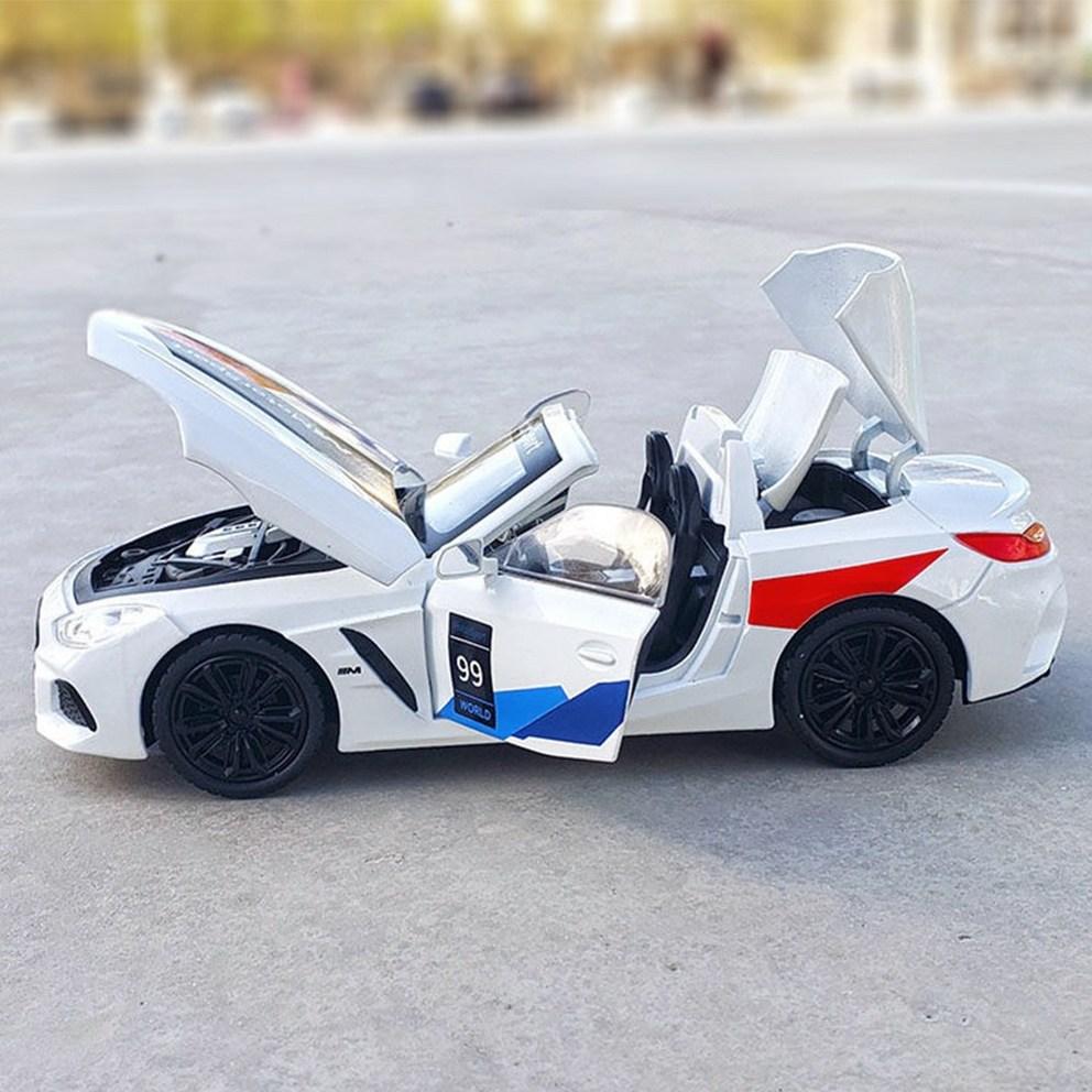 BMW Z4 1:22 Skala Druckgusslegierung Sport-Cabriolet-Modellauto & Sammlerfigur - Schwarz