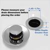 A95I--Up Tub Plug 2-In-1 With Copper Tub For Drain Plug And Hair Catcher, Anti-Clogging Filter Basket For Drain Sink