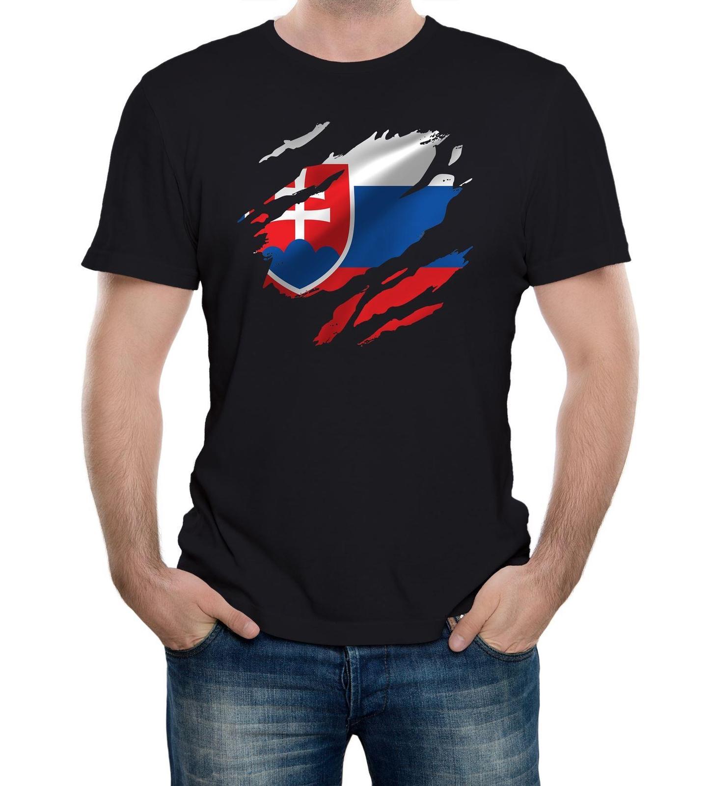 Torn Slovakia Flag Men s T-Shirt Mens Womens Tees Top Slovakian Bratislava Country national football S