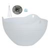Hanging Basket Flowerpot Garden Plastic Outdoor Flowerpot Chain Type Plant Hanging Basket Flowerpot Decorations