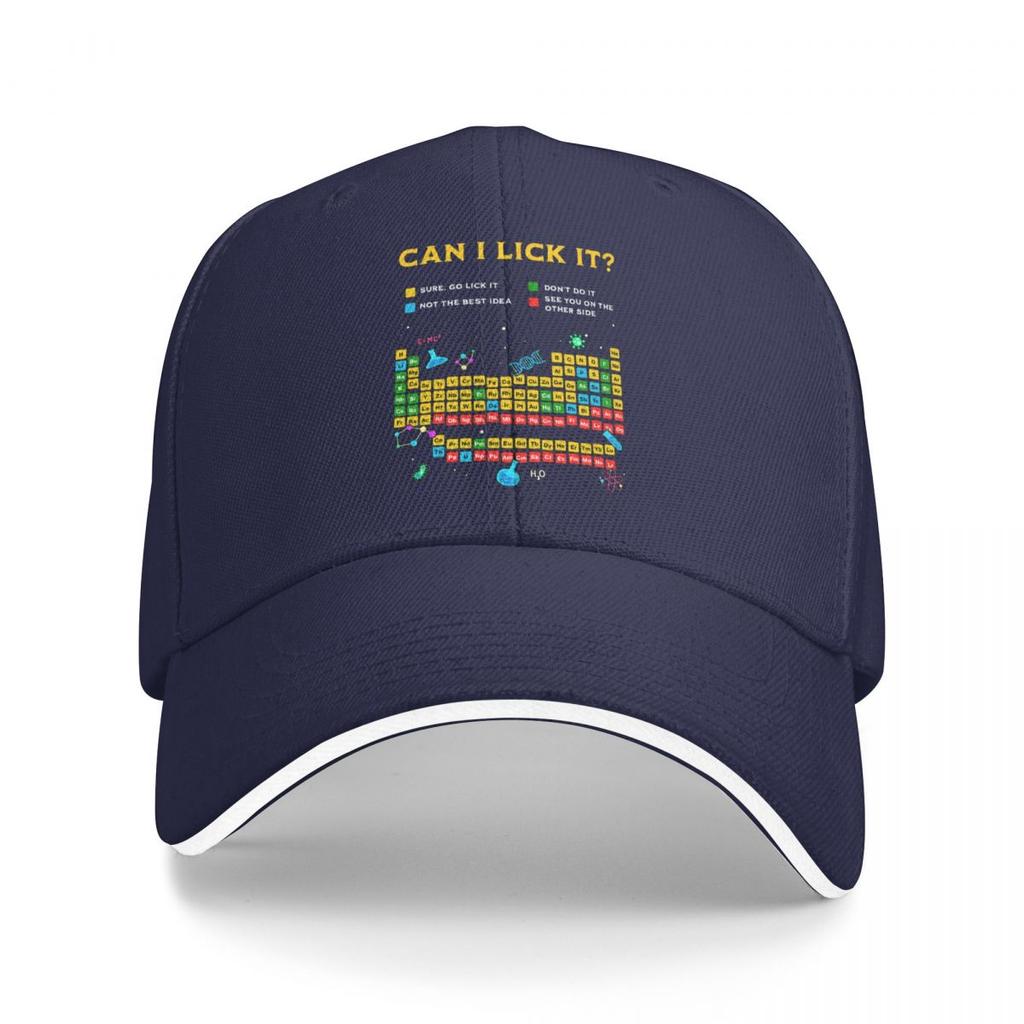 Baseball Caps Can I Lick It Periodic Table Funny Graphic Unisex Outdoor Summer Caps