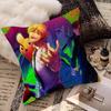 Anime CChainsaw MMan Cushion Cover Inches Farmhouse Decor Home Throw Pillow Covers For Couch Decorations