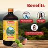 Baidyanath Khadirarishta 450 ml Ayurvedischer Kräuter-Hautpflege-Sirup mit Triphala Bakuchi Daruhaldi Devdaru Khadira