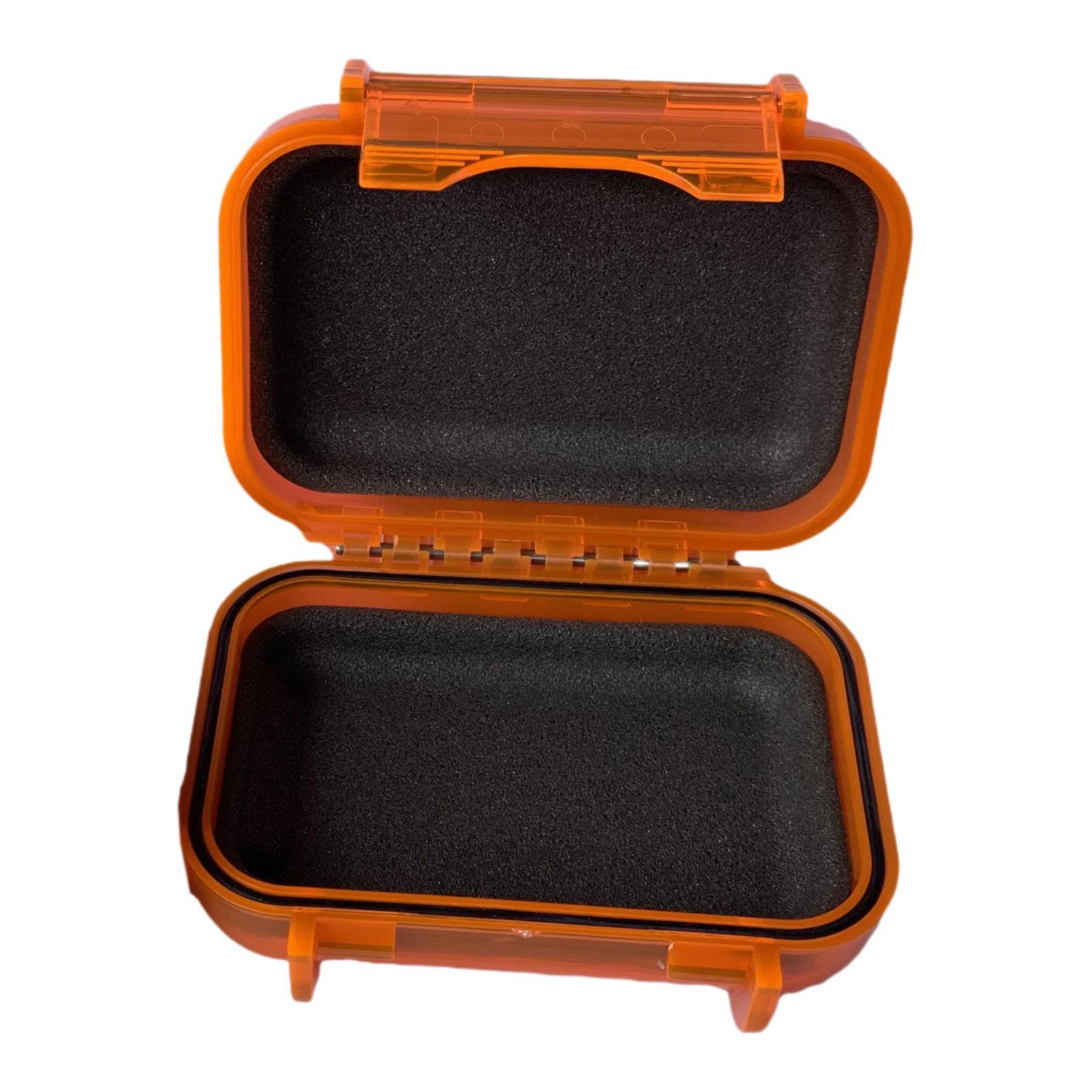 

Instrument Toolbox Multi Use Safe Storage Box Anti Impact Universal Earphone for Home Emergency Repairs Craft Workplace Garage оранжевый
