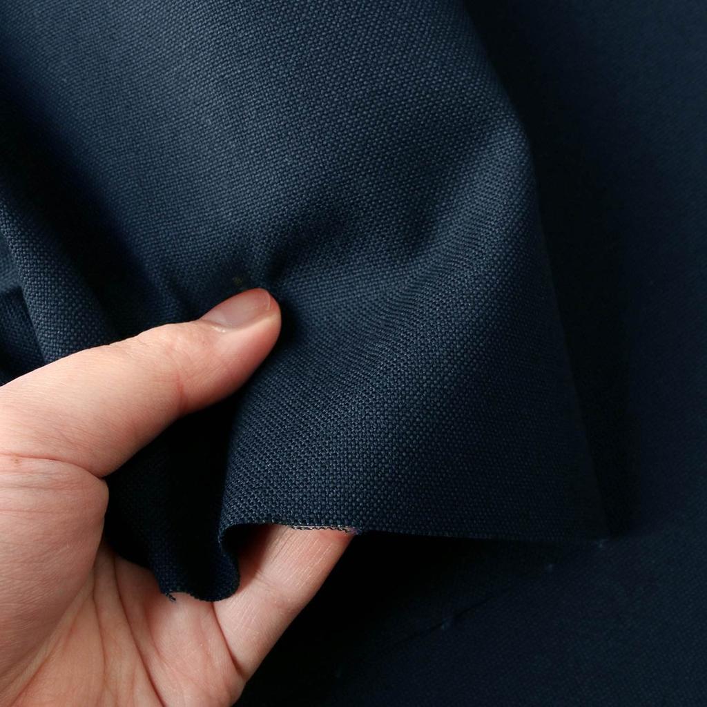 Nippon Chuko Takashima 11 Canvas 150cm Navy No. Fabric, Cut, Blue, L5000-15-150CM