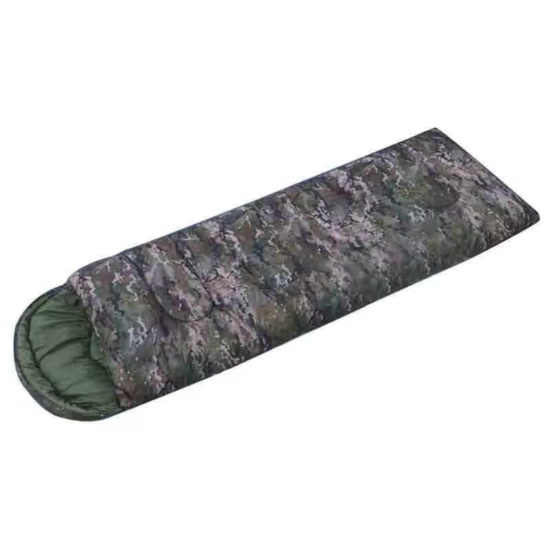Erwachsenen-Schlafsack mit Umschlag und Tarnmuster