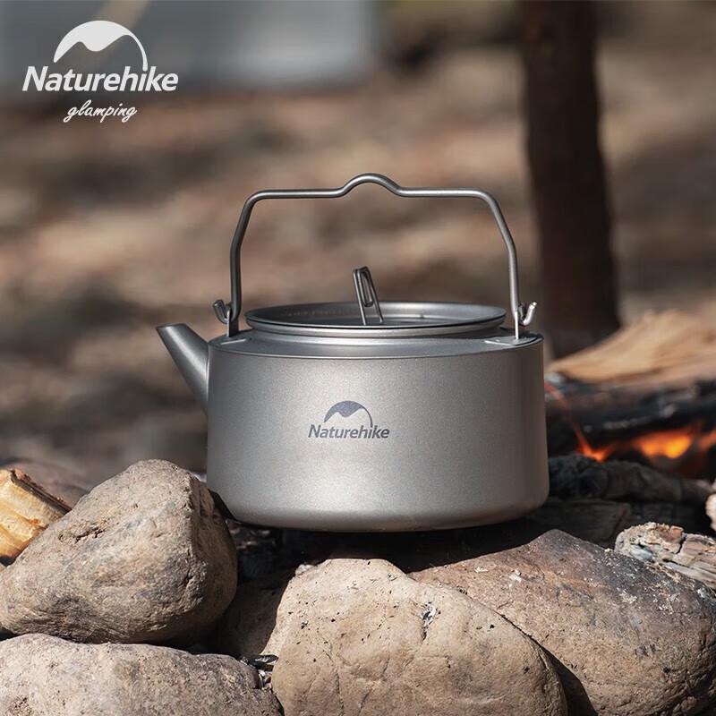 Naturehike 1L Portable Titanium Camping Kettle