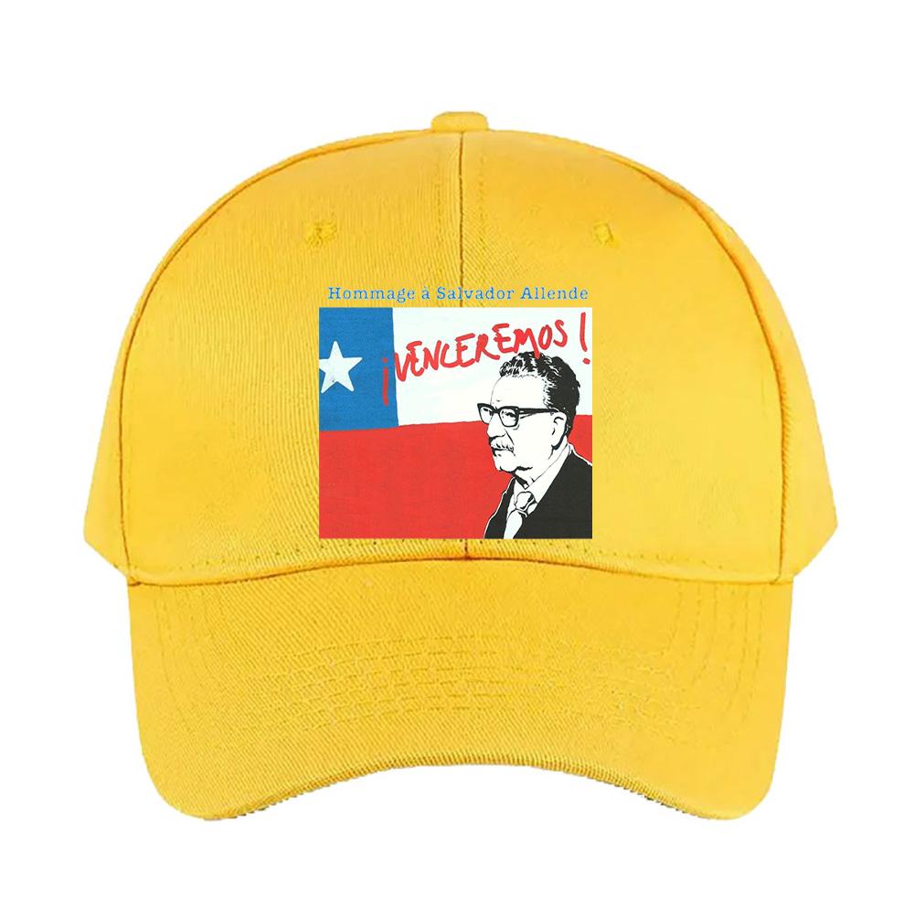 Salvador Allende hommage a salvador allende venceremos Woman Man Summer Baseball Cap Adjustable with Curved Brim Duckbill Cap Adjustable