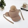 Women's and Men's Daily Angora Pom-pom Earflap Hat