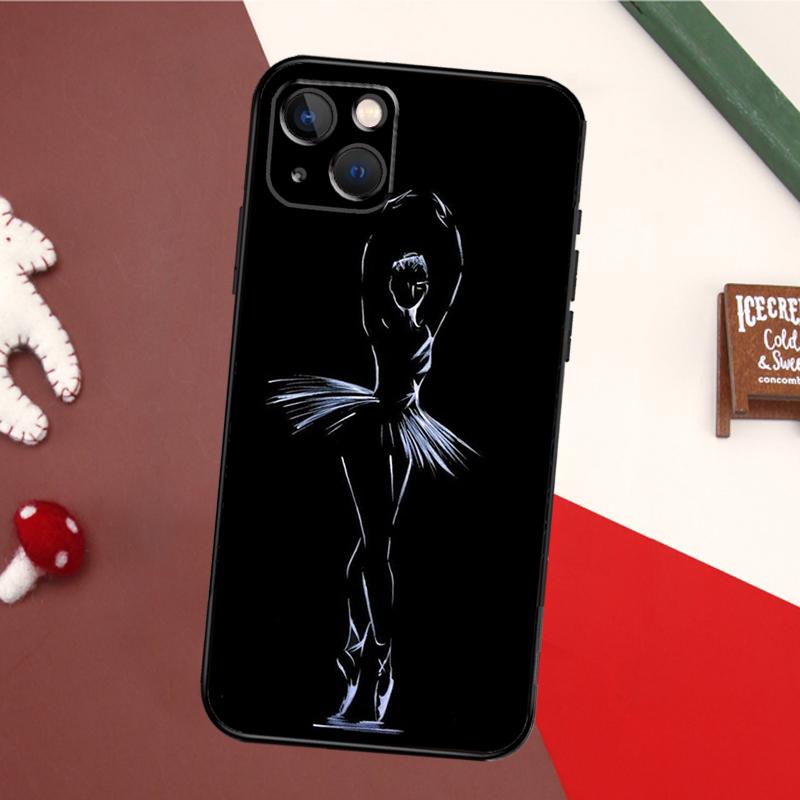 

Ballet Ballerina Dancer Phone Case For iPhone 16 15 14 13 12 Mini 11 Pro Max X XR XS Plus Bumper Back Cover iPhone 12 mini