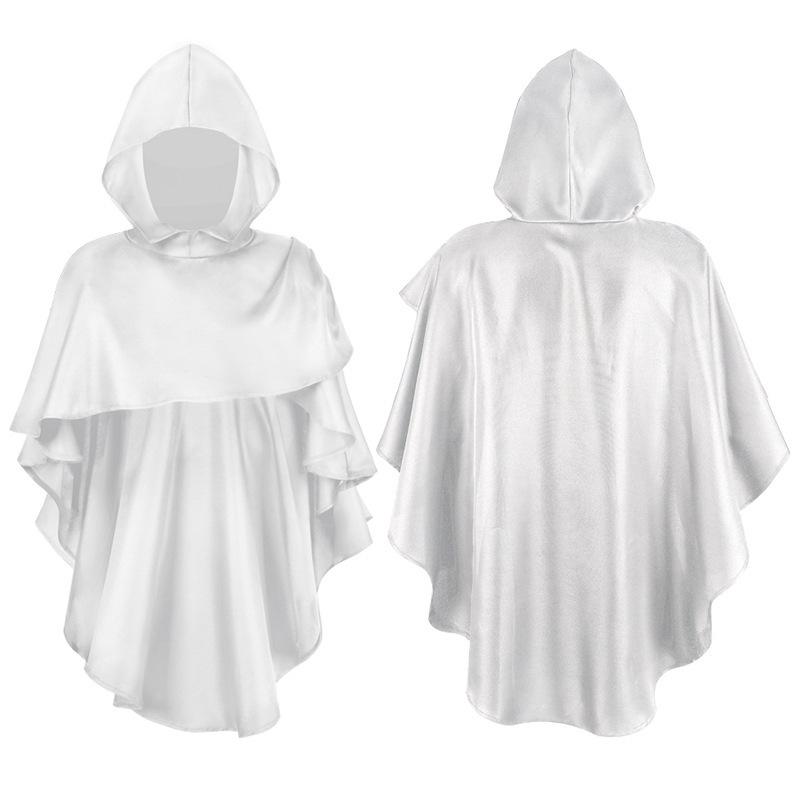 Mantianyu Halloween Grim Reaper Cloak Monk Priest Clothing Medieval Ancient Costume Monk Robe Performance Costume