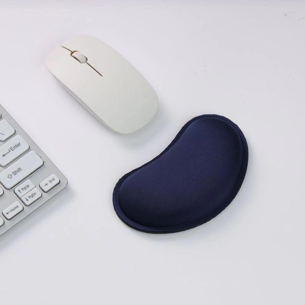 Gummi Maus Handgelenkstütz-Set - Rutschfest, Bequemes Hand- und Handflächenpolster für Büro-Tastatur