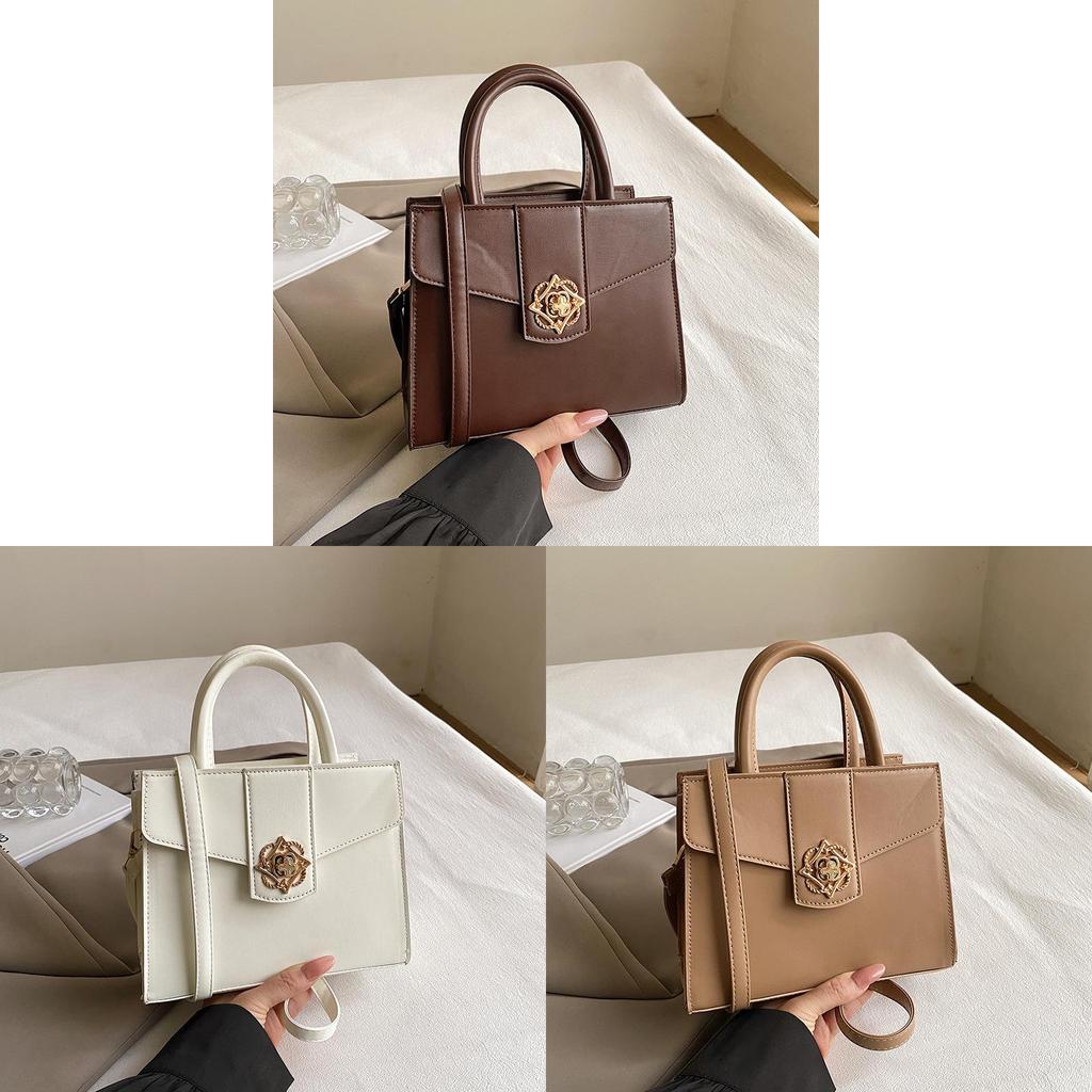 Street Style Pu Small Square Bag With Zipper Closure For Daily Womens Fashion