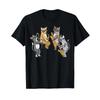 Cats Playing Saxophone Jazz Sax Musician Saxophonist T Shirt Small Vintage Casual Soft Stretched Designer Clothes