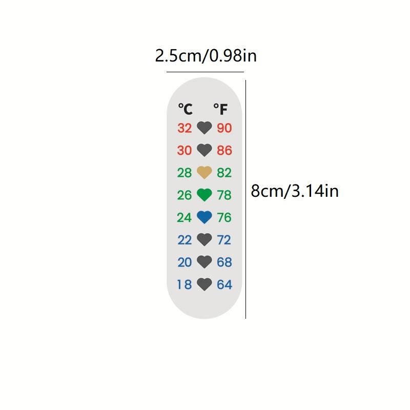 Fermentationstemperatur-Aufkleber Digitales Thermometer-Pflaster für Brotteig Backen Hausküchenzubehör