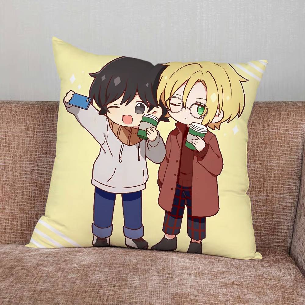 Anime Banana Fish Pillow Case Pillowcase Home Sofa Cushions Car Cushions Pillowcover Office Pillowshell Pillow