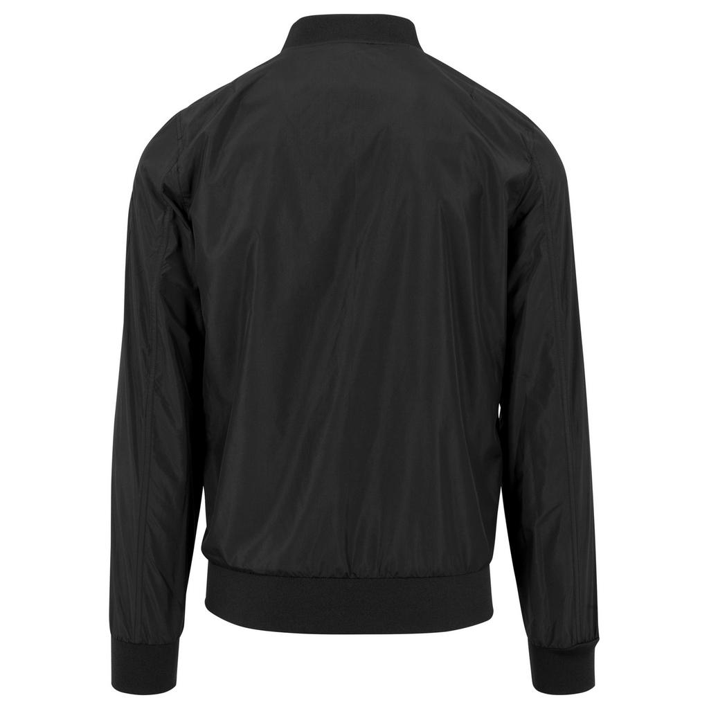 Build Your Brand Mens Nylon Bomber Jacket