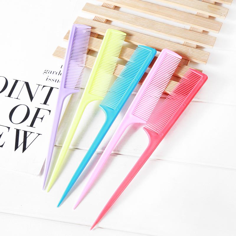 Pick High & Low Teeth Anti-static Teasing Comb - Pointed Tail, Heat Resistant Hairdressing Comb