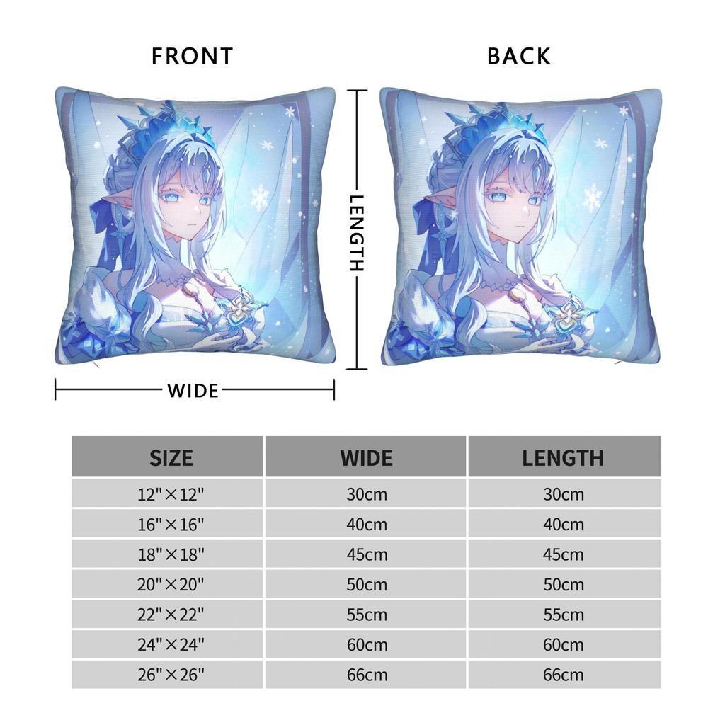 Genshin Impact Pillow Case  Funny Pillow Cover Comfy Pillowcases For Living Room Sofa