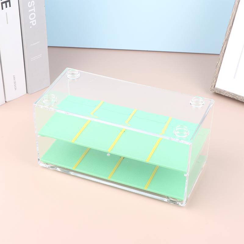 1/64 Car Model Display Shelf With Parking Space Toy Car Transparent Storage Box 8 Slot Showcase Finishing Cabinet