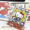 Hello Kitty Full-Color Leather Cover Notebook with Cute Inner Pages - High-Value Student Diary and Planner