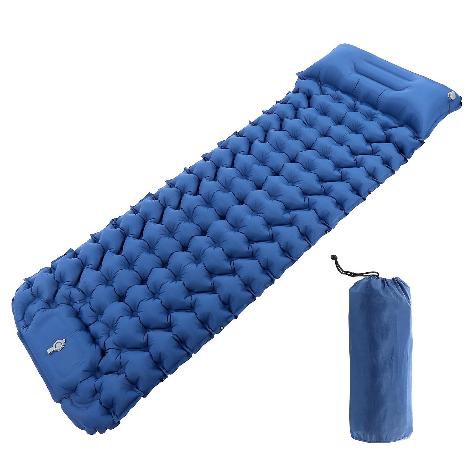 Portable Self Inflating Pads Lightweight Camping Sleeping Self Inflating Mat with Pillow for Outdoor Hiking Backpacking