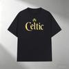 Unisex Pure Cotton T Shirt Fashion Celtic Clover Pattern Print Short Sleeve Tops Casual Streetwear Loose Male Summer Tee Clothing