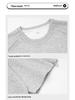 2024 Men's Deconstructed Short-Sleeve Round Neck T-shirt with Zipper Detail