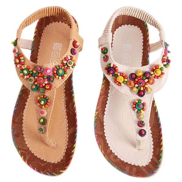 Women's Sandals Summer Bohemia National Flavor Wear-resisting Shoes